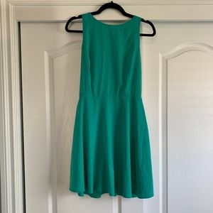 Teal Dress with Detailed Back